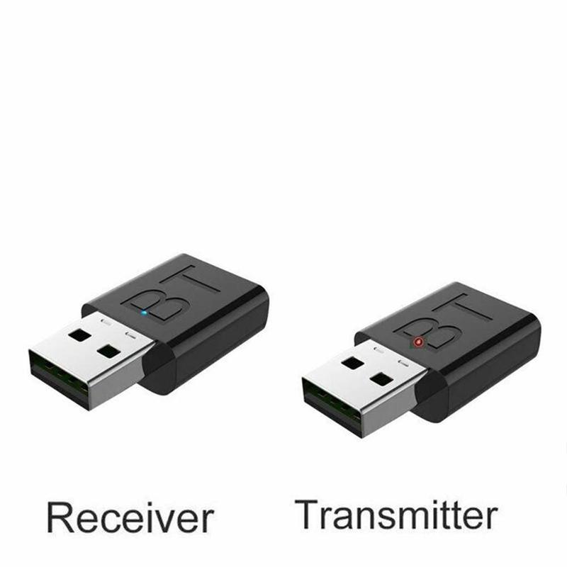USB Wireless Bluetooth 5.0 Receiver Adapter Music Car Audio Adapter Speakers 3.5mm AUX For TV Headphone