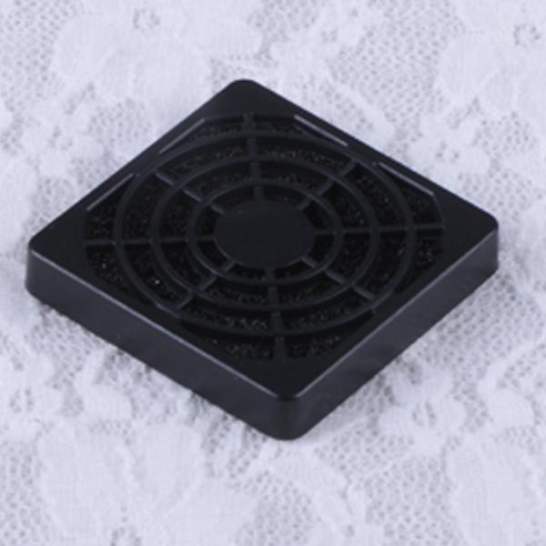 Funda para ordenador PC YCDC 4cm 8cm 9cm Filtro de polvo antipolvo funda para ventilador de ordenador negro: 4CM