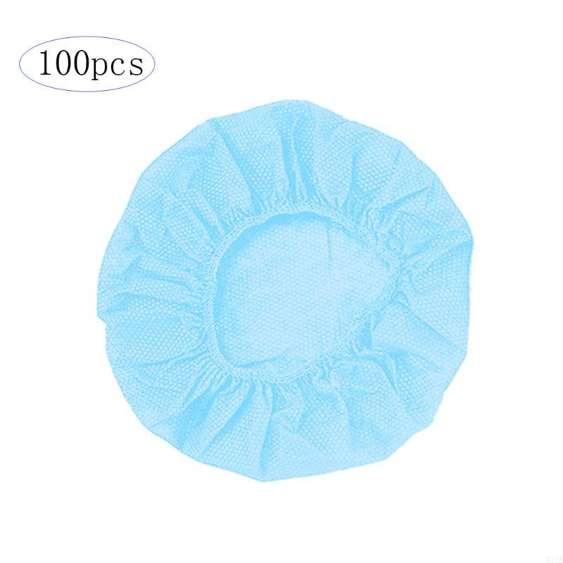 920l 100 /påse engångsskydd för hörlurar nonwoven öronkuddar 10-12cm headset för callcenter, konserter och på: Blå