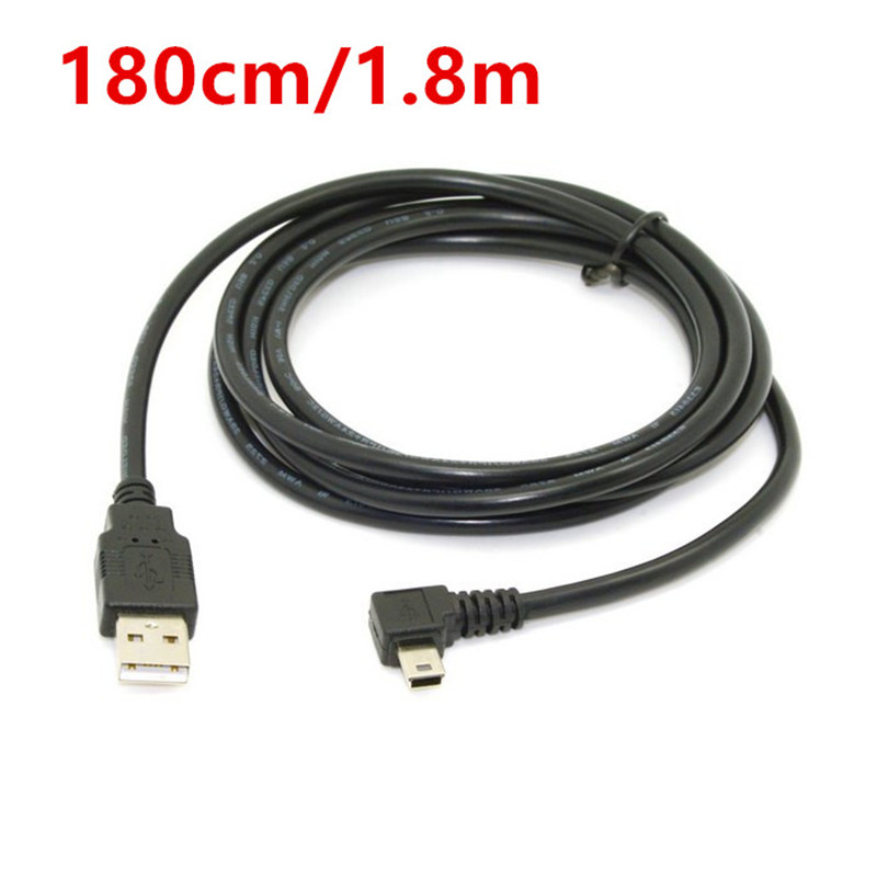 USB 2.0 Male to Mini USB B Type 5pin 90 Degree Up & Down & Left & Right Angled Male Data Cable 0.25m/0.5m/1.8m/5m