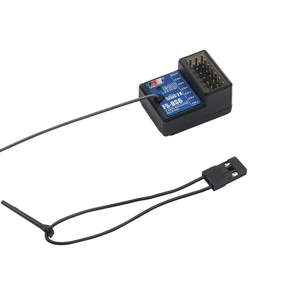 Flysky FS-BS6 2.4Ghz 6CH Afhds 2A Rc Ontvanger Pwm-uitgang Met Gyroscoop Functie Voor Rc Auto Boot