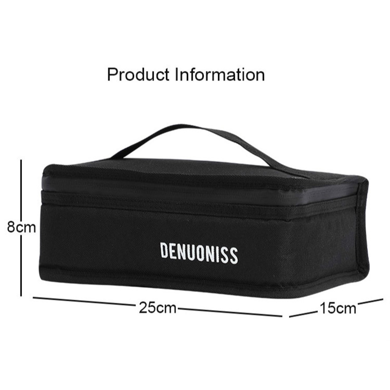 DENUONISS Cute Small Lunch Bag 900D Oxford Tote Insulated Bag For Men Aluminum Foil Food Bag Women Kids Lunch Box Picnic Bag