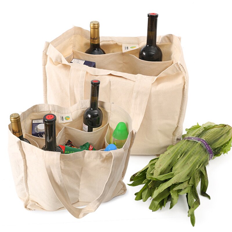 Large Canvas Grocery Shopping Bags with Handles Washable Organic Cotton Grocery Tote Bags Big Reusable Shopping Grocery Bags