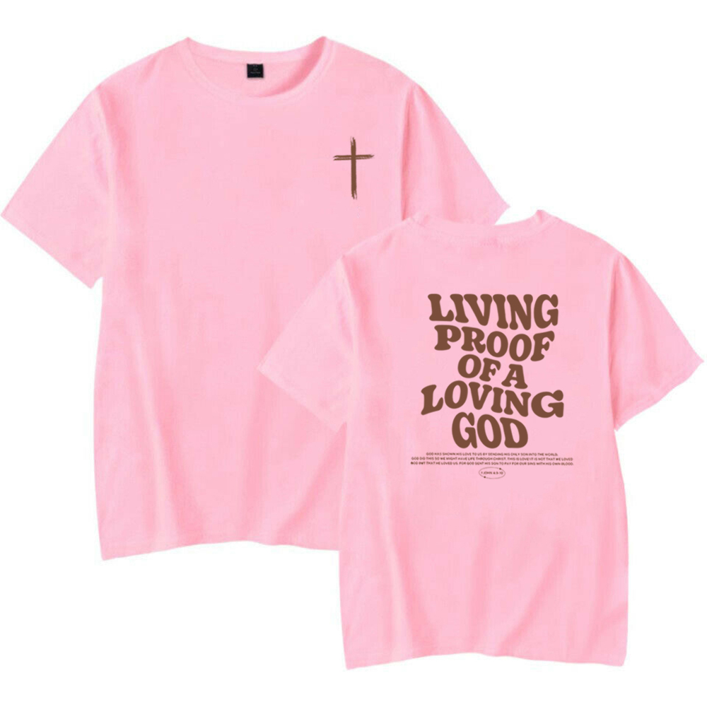 Estetisk kristen t-skjorte kristne klær brun jesus t-skjorte trendy streetwear klær bibelvers skjorter kristen: Xxxl / Mørkebrun