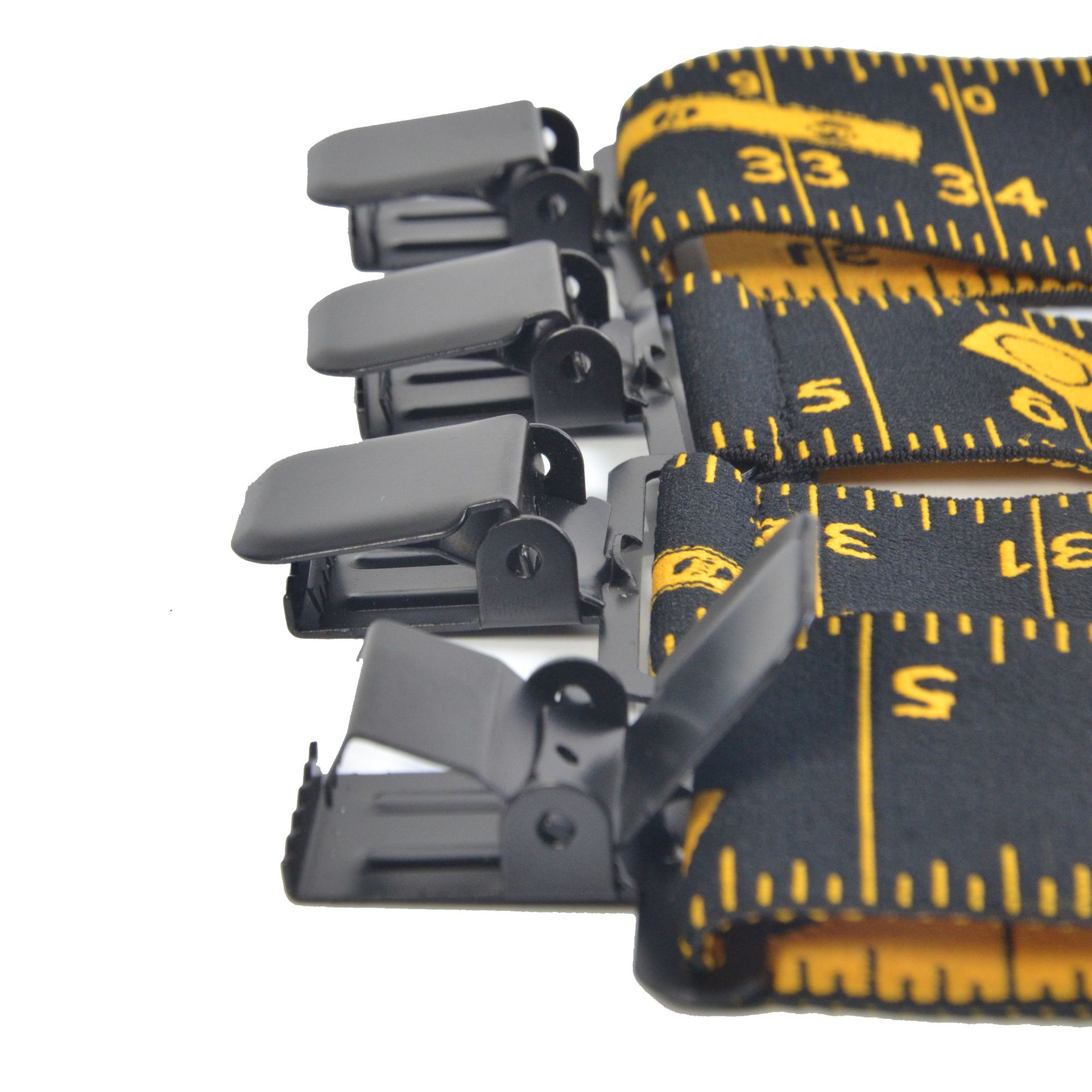 Man Suspender Belt Adults X Type 4 Clips High Elasticity Weight-Bearing Tooling Strap Suspenders Adjustable Pants Braces Straps