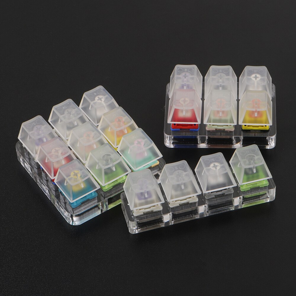 SP STAR Switch Tester Purple Grey Meteor Orange Nightlight Mechanical Keyboard Switch Body Kit w/Acrylic Blank Base Keycaps