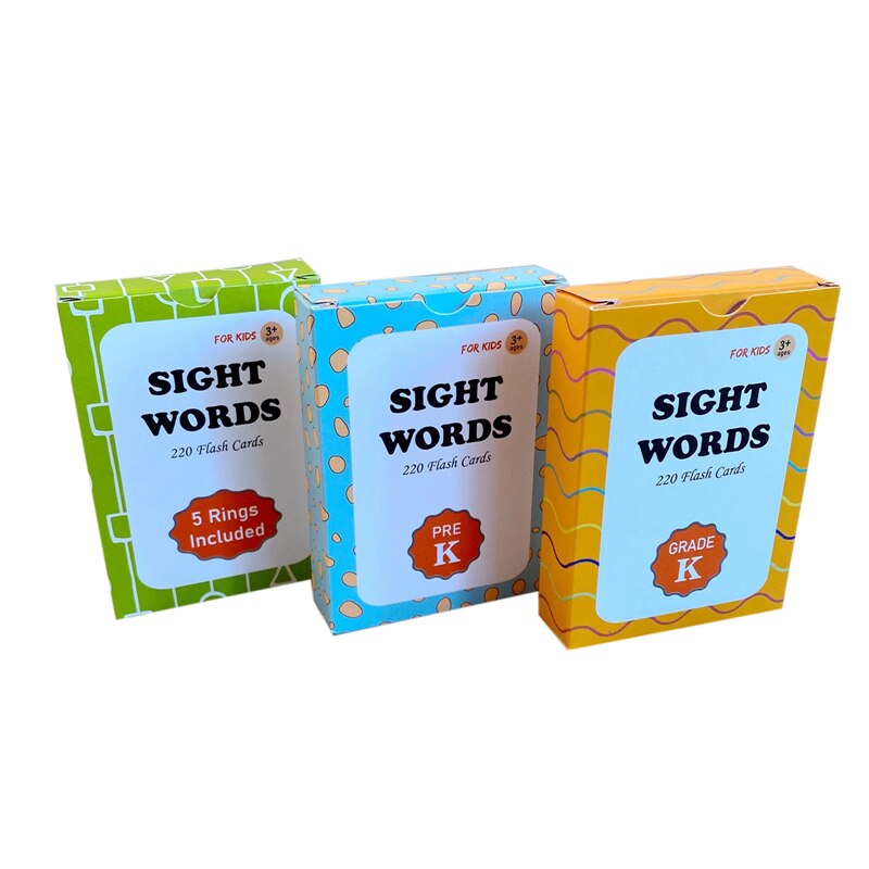 Phonics Card Engels Vroeg Leren Met Metalen Ring Flashcards Educatief Foto Voor Voorschoolse