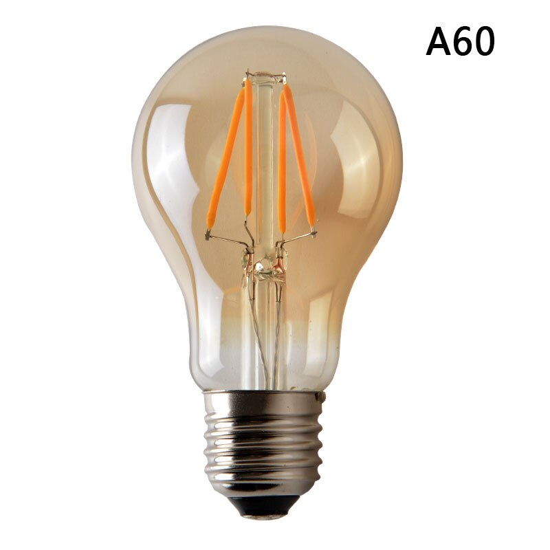 Retro LED Edison Bulb E27 2W 4W LED Filament Light 220V Lamp Dimmable Warm White