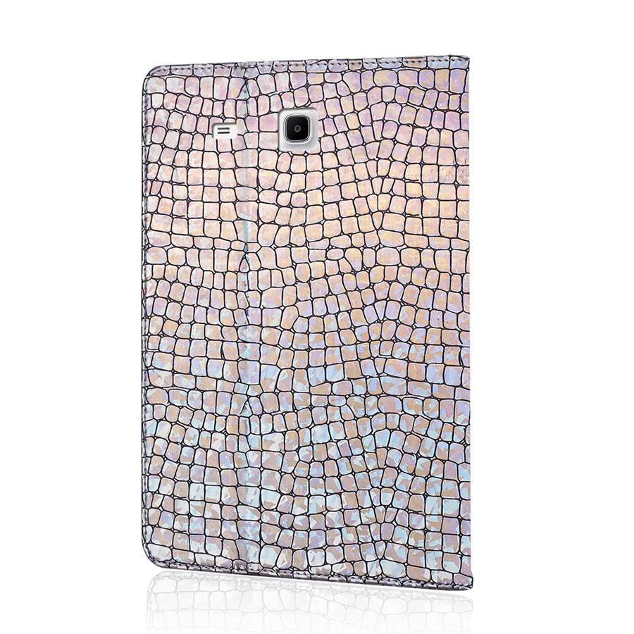 Para Samsung Galaxy Tab E T560 SM-T560 9,6 pulgadas fundas Bling Glitter Smart cuero soporte tabletas funda +