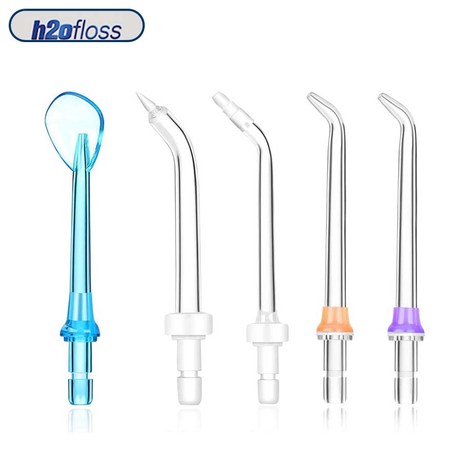 Oral Irrigator Nozzle USB Rechargeable Water Dental Flosser Tips Water Jet Cleaning Teeth Electric Portable