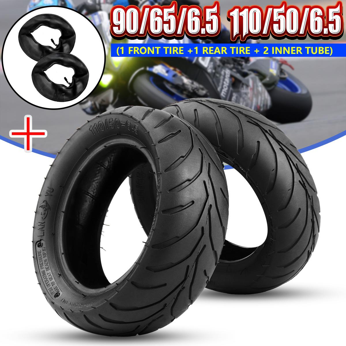Neumático trasero delantero de con interior para 47cc/49cc Mini bolsillos bicicleta Dirt Bike 90/65-6,5 o 110/50-6,5