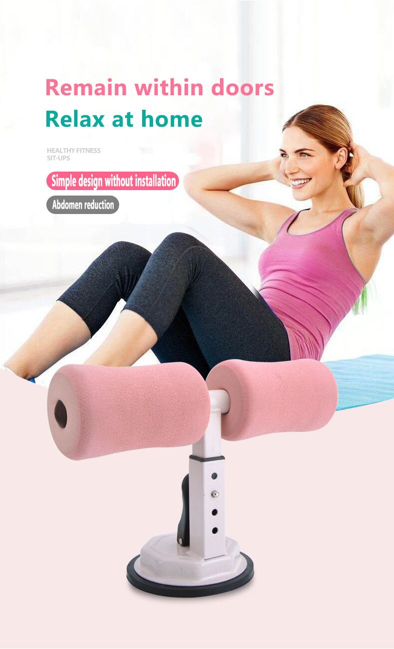 Sit-up aid Cushion Sit Up Stand Bars Abdominal Core Strength Muscle Training Home Gym Belly-Rolling Waist-Lifting Equipment