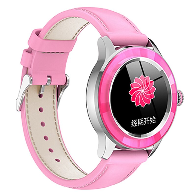 S09 Smart Horloge Waterdicht Hartslag Bloeddrukmeter Bluetooth Controle Vrouwen Horloge Voor Android Ios: Pink
