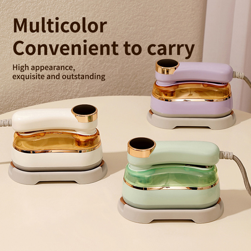 2025 plancha de vapor portátil 1200W de alta potencia hogar portátil de tres velocidades vaporizador de ropa pantalla táctil plancha eléctrica rotativa