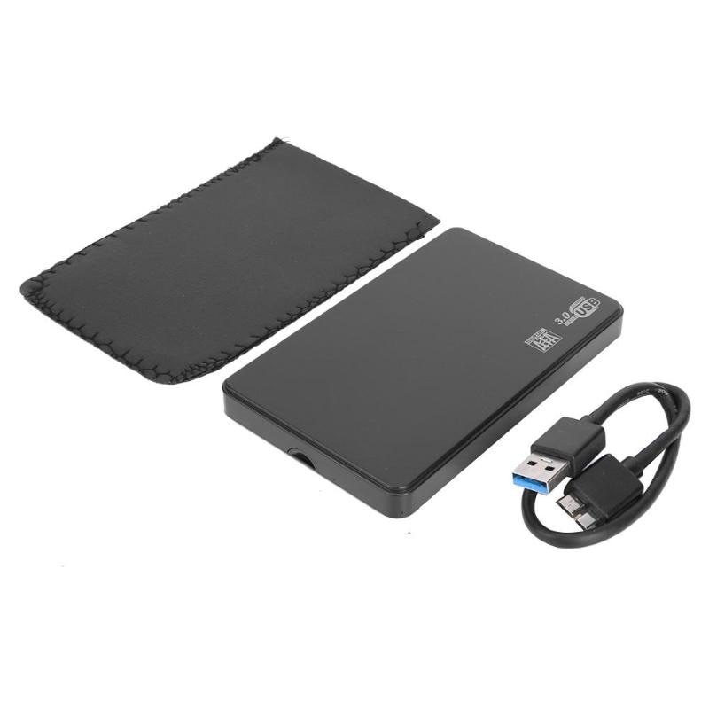 2.5" USB 3.0 Micro-B to SATA External 6-Gbps SSD Hard Drive Enclosure USB 3.0 Hard Drive Disk HDD Enclosure Caces SSD Box