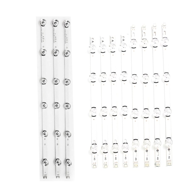 2 Set Led Backlight Strip: 1 Set Led Backlight Strip 6 Lamp Voor Lg 32 Inch Tv Innotek &amp; 1 Set Led Backlight Strip 8 lamp: Default Title
