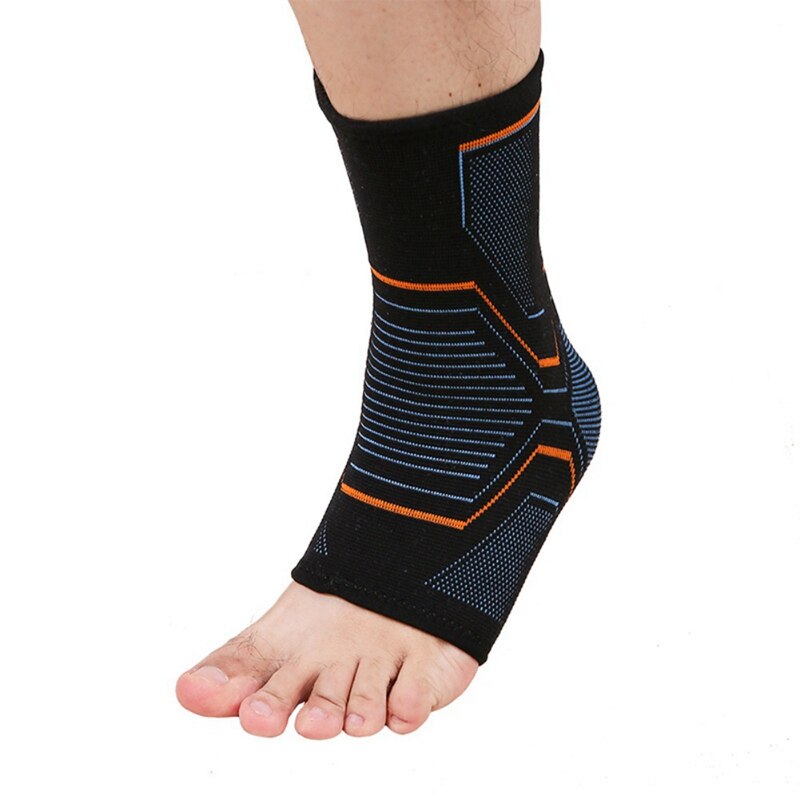 1 pc knöchelbandagen, kompressionsmanschette aus polyester, plantarfasziitis, 3d- lagige elastische bandage, fußschutz für sportarten: Xl