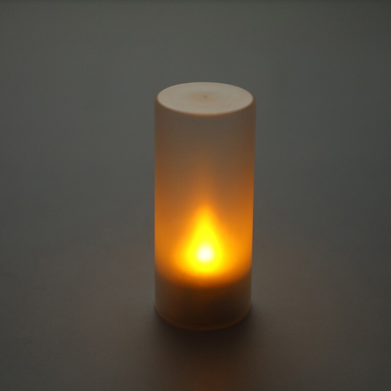 Candela ricaricabile senza fiamma ricaricabile a LED con luce di ricarica USB con USB, candele a batteria ricaricabile senza fiamma