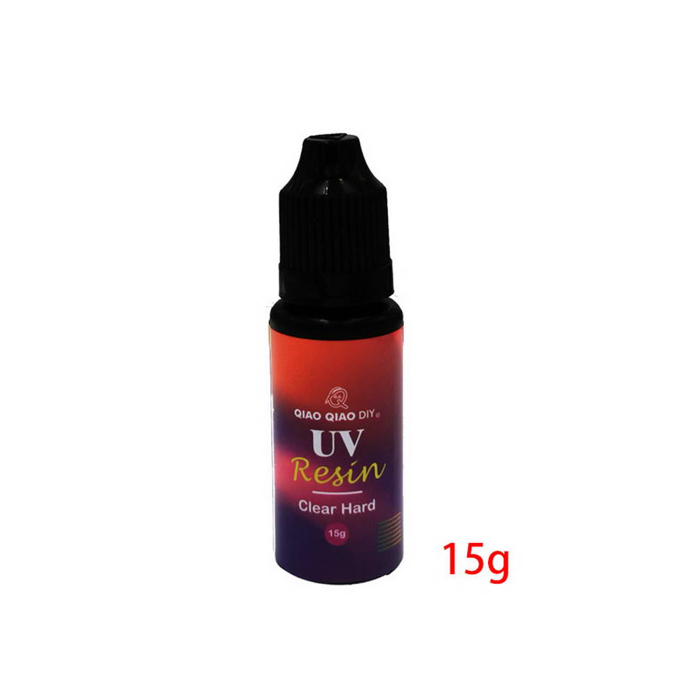 UV Resin Curing Epoxy Resin Hard Ultraviolet Glue Quick-drying Sunlight Activated Hard for DIY Jewelry Making