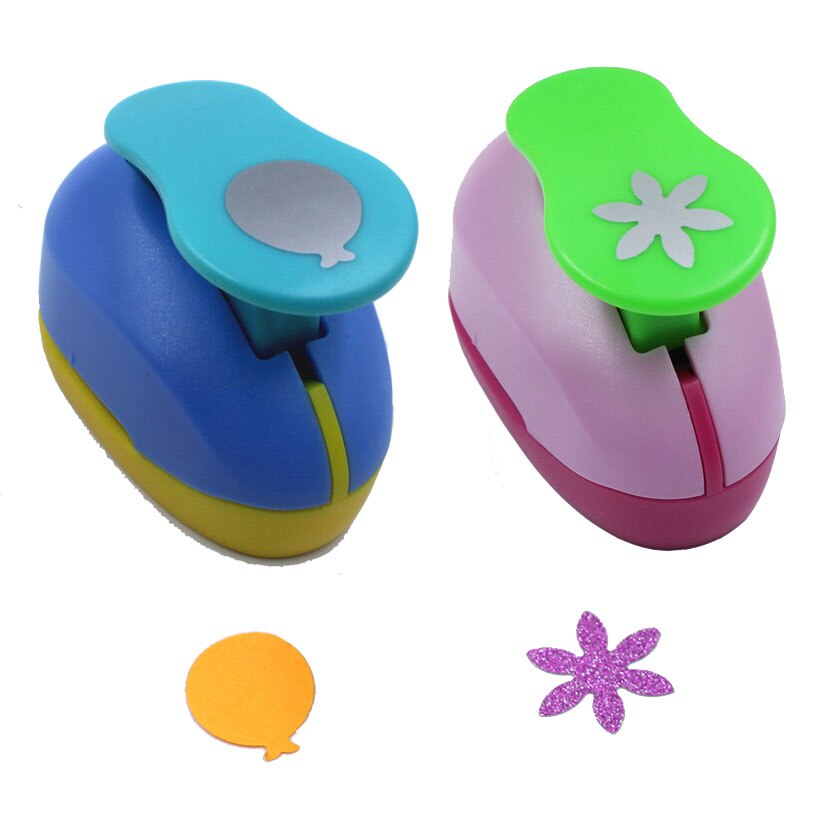 2.5cm(1 inch) Circle and Wave Circle Shape hole punch set Puncher Crafts Scrapbooking round DIY Paper Cutter Punches Free ship: Balloon and 6Mi