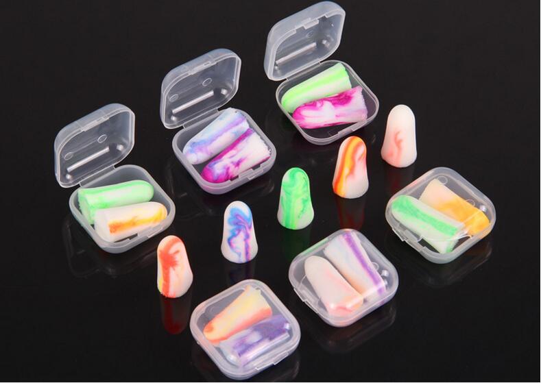 Ear Plugs ears Protector Reusable Hear Protection Noise Reduction Earplugs for travel study box packed