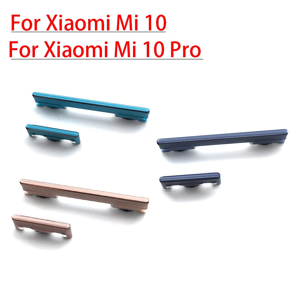 Power Button Key Voor Xiaomi Mi 10 Pro Volume Knop Side Key Flex Vervanging
