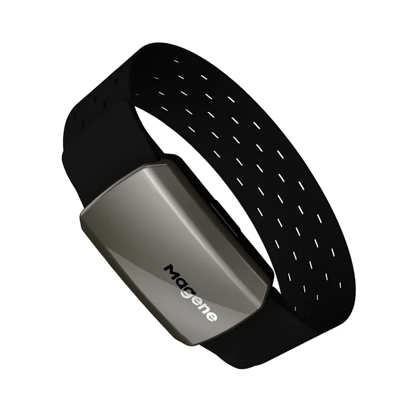 Magene monitor de frequência cardíaca, modo duplo, bluetooth, ant h803, sensor, braço, pulseira, fitness, batimento cardíaco, rastreador, exercício de saúde: Default Title