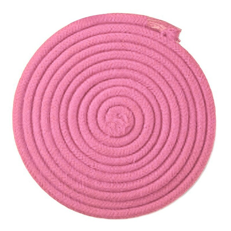 Esporte ginásio arco-íris cor corda de ginástica rítmica sólida competição artes formação corda ginástica rope2: Rosa