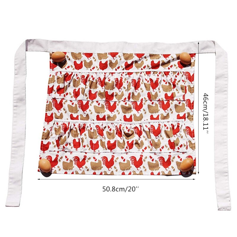 Multi-kieszeń kuchnia gospodarstwo rolne jajka zbieranie zbierania gospodarstwa fartuch domu kaczka gęsie jajo fartuch jaja żniwa fartuchy robocze