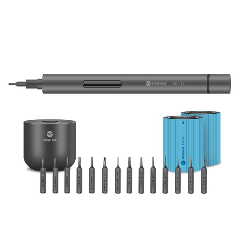 Hög precision elektrisk skruvmejsel set  s2 legerat stål med mini skruvmejsel förvaringsbox för kamera mobiltelefon ipad reparation