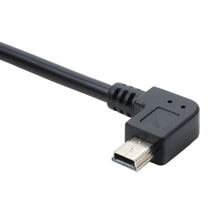 Double elbow MINI USB male to USB male adapter cable T port double left bend Mini male to USB-A male data cable