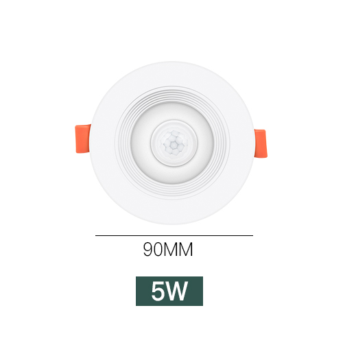 Led downlight 5w 10w 15w 20w led pir bevægelsessensor indbygget downlight til stue soveværelse loftsdekoration belysning: Blå / 3w