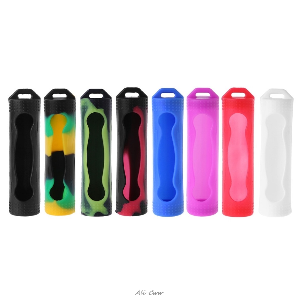 Silicone Sleeve Cover Case For 18650 Battery Protective Bag Pouch Battery Storage Box