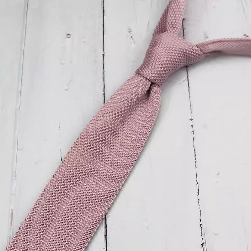 Jednokolorowe krawaty z dzianiny w kolorze khaki dla mężczyzn 6CM Wąskie brytyjskie krawaty na szyję dla kobiet College Student Knitting Neck Tie Cravat: Turkusowy