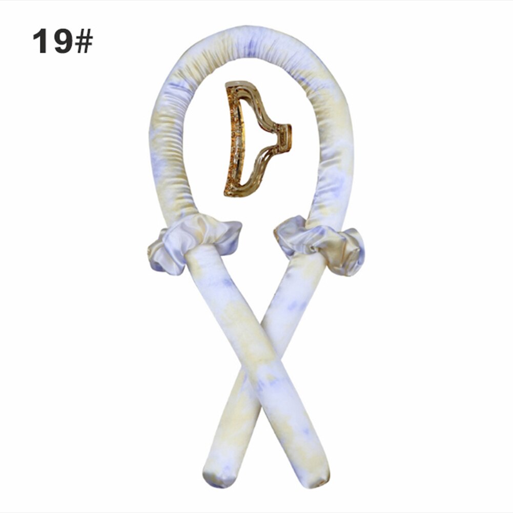 Heatless Hair Curlers For Long Hair To Sleep In Overnight No Heat Silk Curls Headband Ribbon and Flexi Rods for Hair Accessories: 19