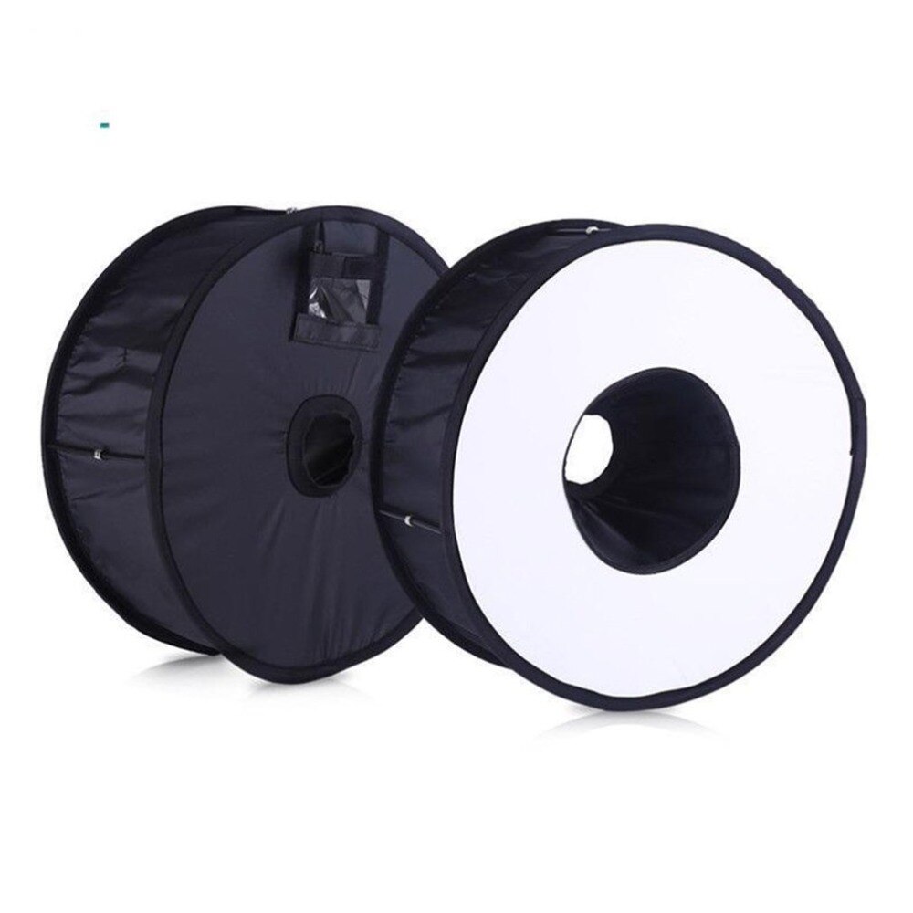 Ring Softbox Speedlight Ronde Stijl Flash Licht Schieten Soft Box Opvouwbaar Soft Flash Light Diffuser Camera 'S
