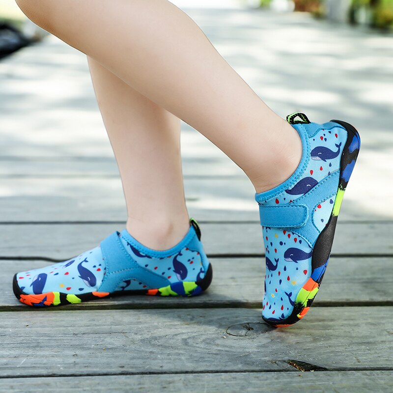 Enfants chauds nager chaussures d'eau séchage rapide antidérapant pieds nus Wading chaussures pour garçons filles CNT 66