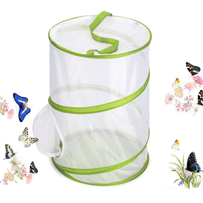 Large Butterfly Habitat Pop-up Giant Butterfly Pavilion Cage Collapsible Insect Terrarium Good Airflow Herramientas: Default Title