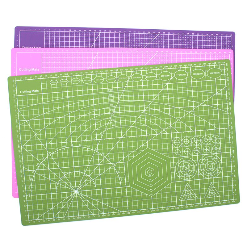 45x30cm Self Healing Cutting Mat Double Sided Durable Non-Slip Cutting Mat for Scrapbooking Quilting Crafts Projects UND