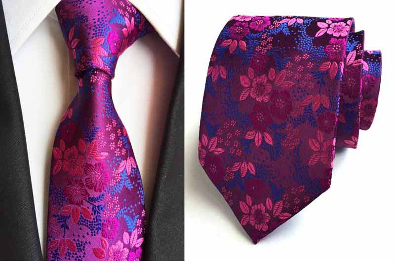 Fabrik 8cm slips blomster blomst jacquard vævet klassiske mænd halsbånd bryllupsfest gravatas brudgom silke slips: Kt183
