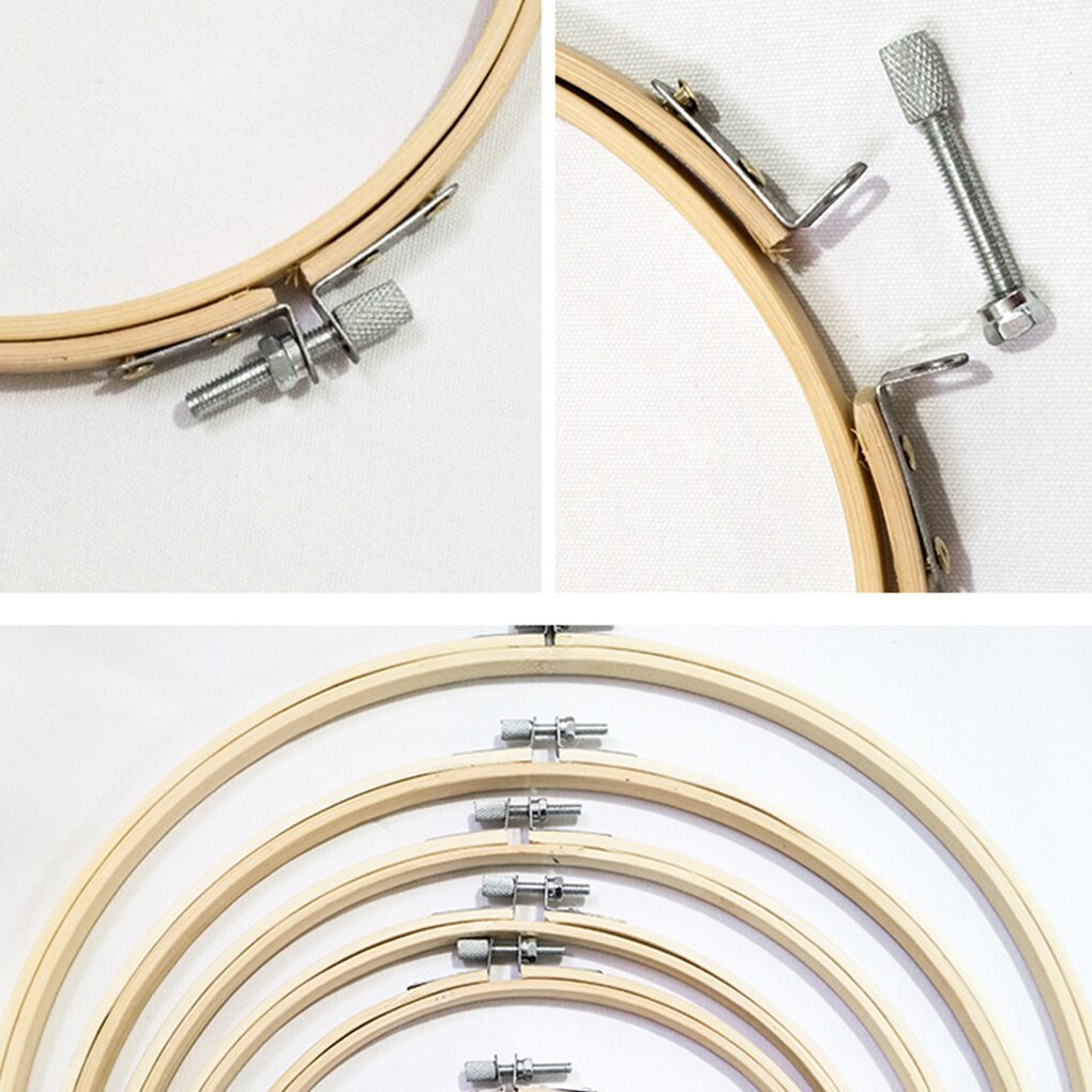 1PC 10cm 13cm 16cm Embroidery Cross-Stitch Wooden Frame Hoop Circle Embroidery Shed DIY Hand Craft Sewing Needwork Tool