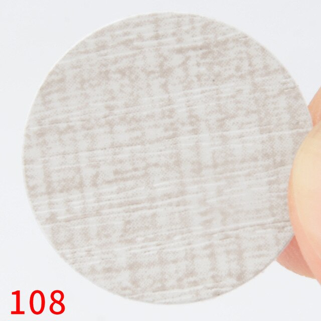 Lámina de PVC autoadhesiva para decoración de muebles, láminas de 21mm, tapas para cubrir tornillos, pegatinas, artesanía de madera, ornamento de armario de escritorio, 54 Uds./hoja: 108