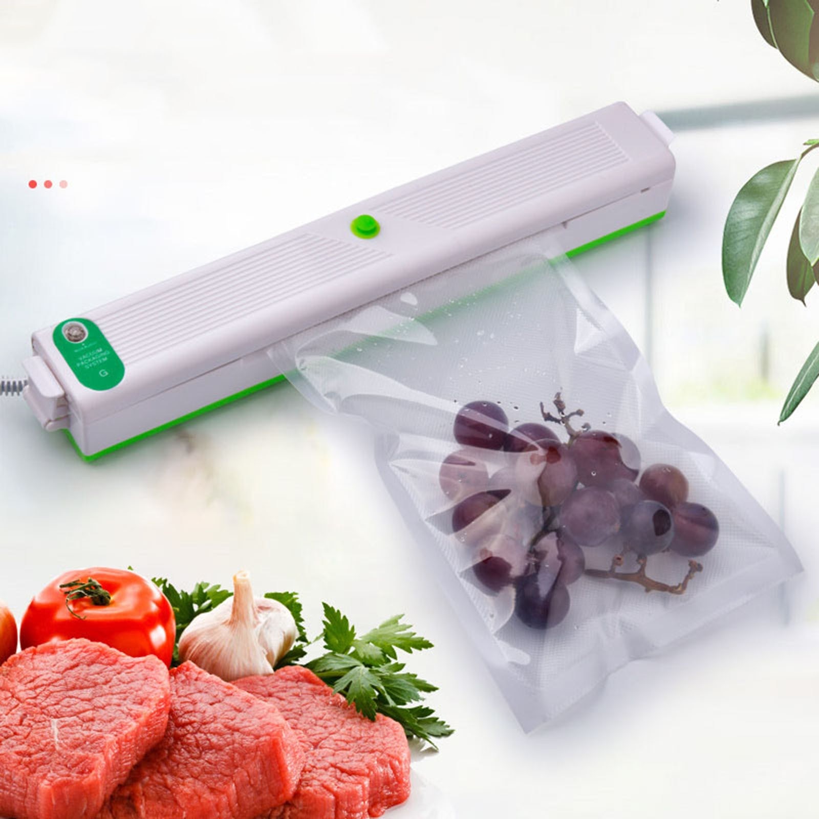 Vacuüm Voedsel Sealer Automatische Huishoudelijke Vacuum Sealer Verpakking Machine Voor Voedsel Spaarders Starter Droog Vochtig Voedsel Modes # Db4