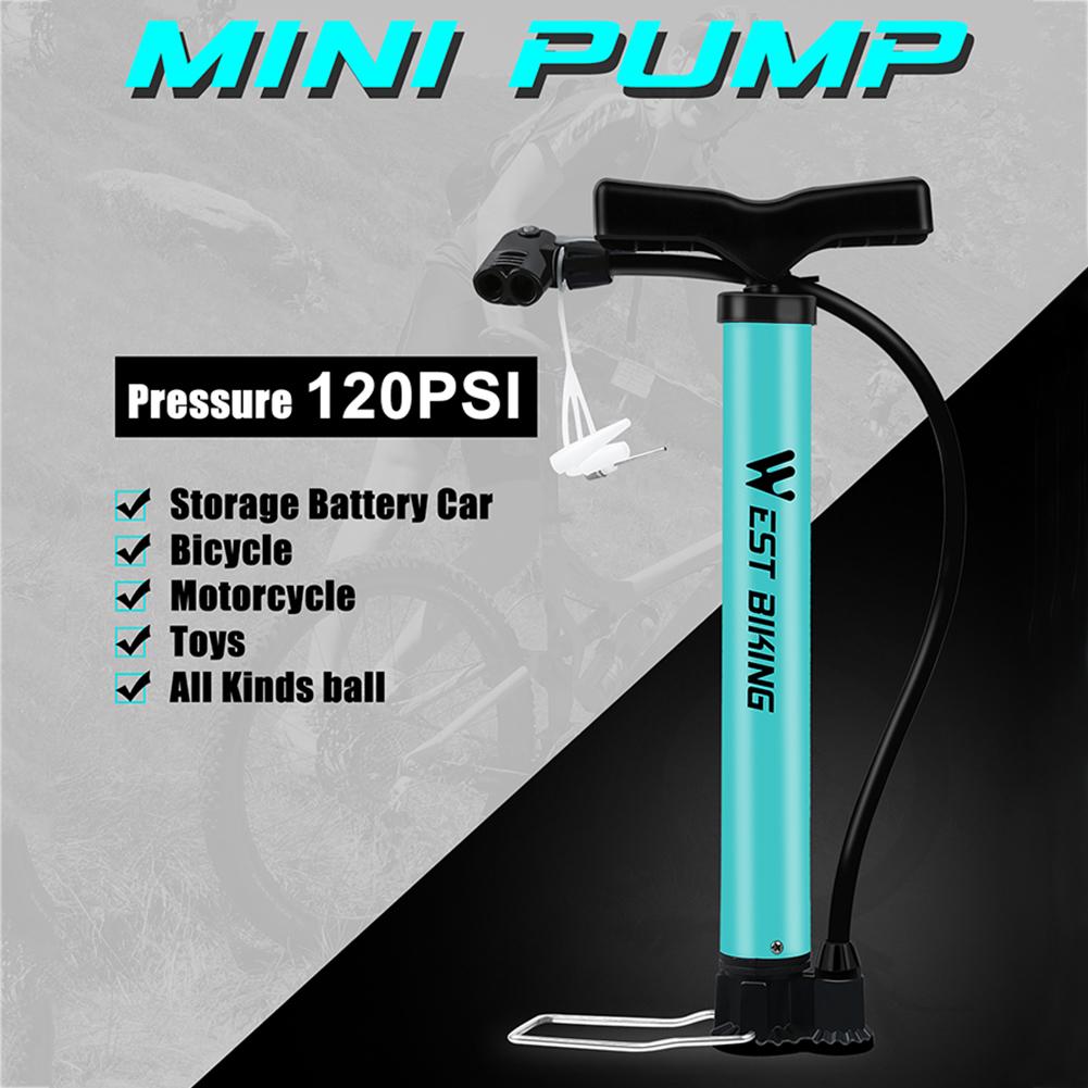 West Fietsen Fiets Pomp 120PSI Hoge Druk Fietsen Pomp Air Inflator Schrader Presta Valve Road Mtb Fietsband Fiets Pomp