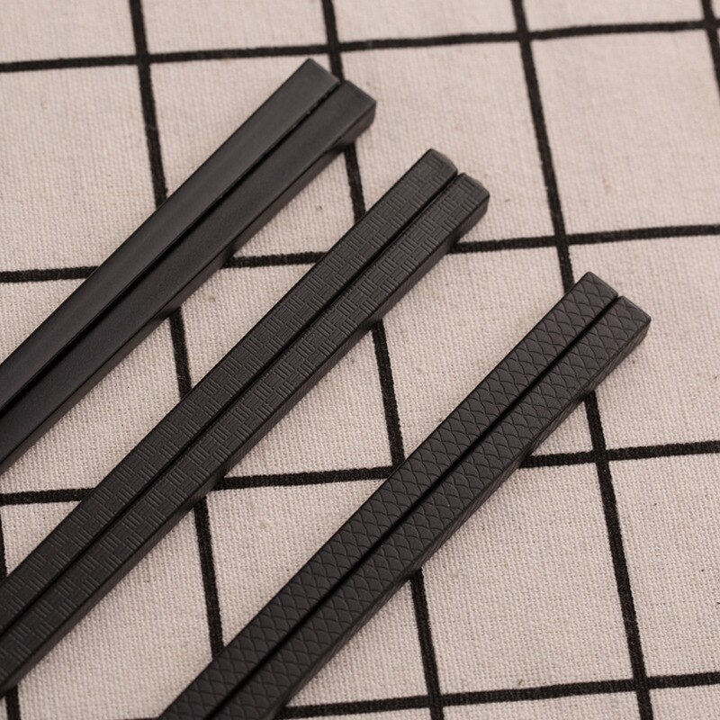 10 pièces chinois Sushi baguettes Palillos Chinos Baguette Chinoise Comida Japonesa coréen Sushi bâtons ensemble famille vaisselle: 10 pieces I