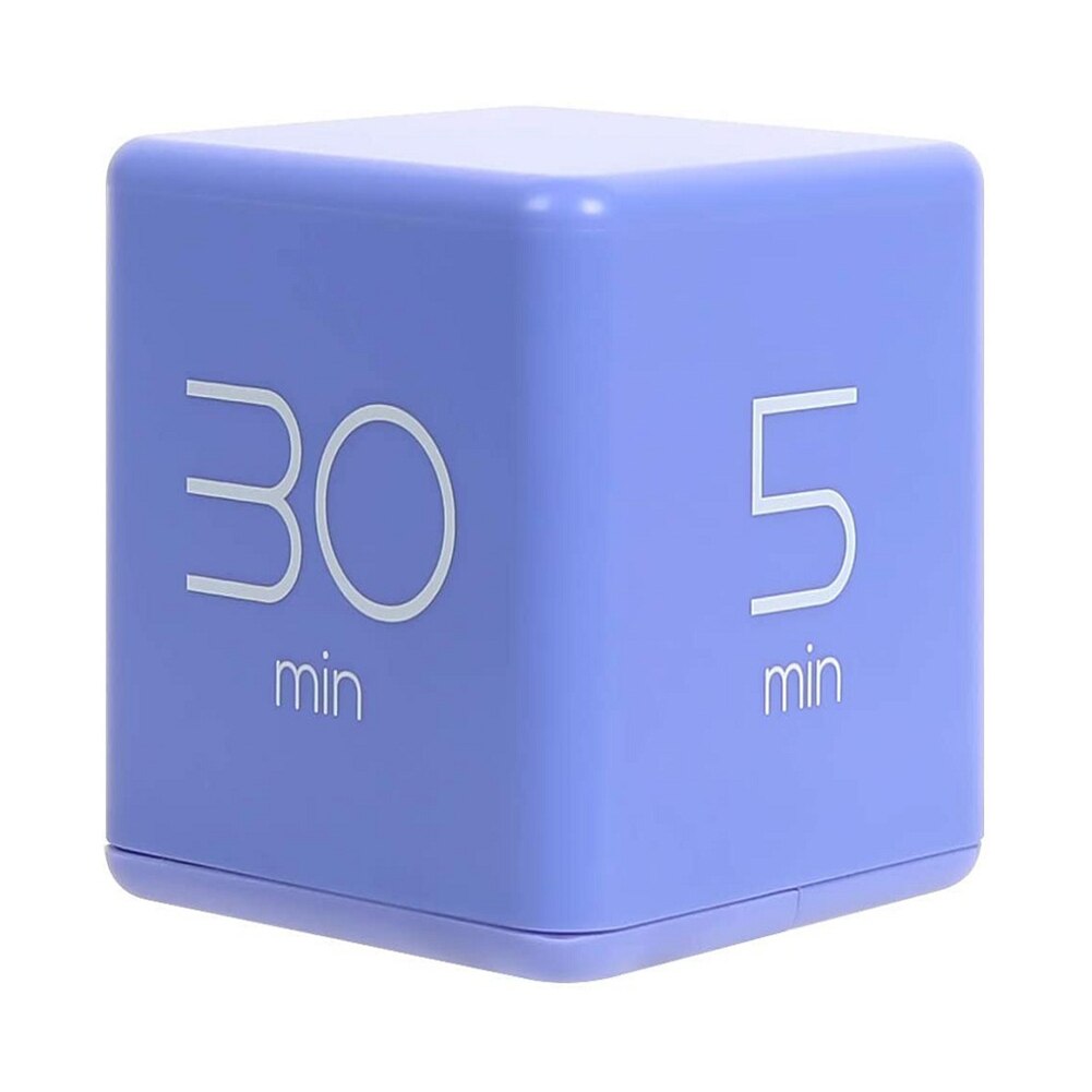 Cube Kitchen Timer Digital 5/15/30/60 Minutes Countdown Cooking Time Reminder LED Desk Table Alarm Clock
