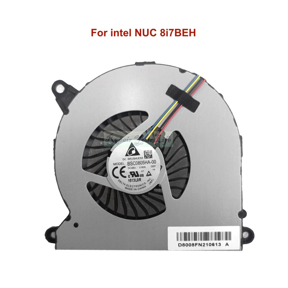 AVC BAAA0508R5H Notebook Laptop Cooling Fan Lüfter DC 5V 0.50A 4-Pin Intel NUC e