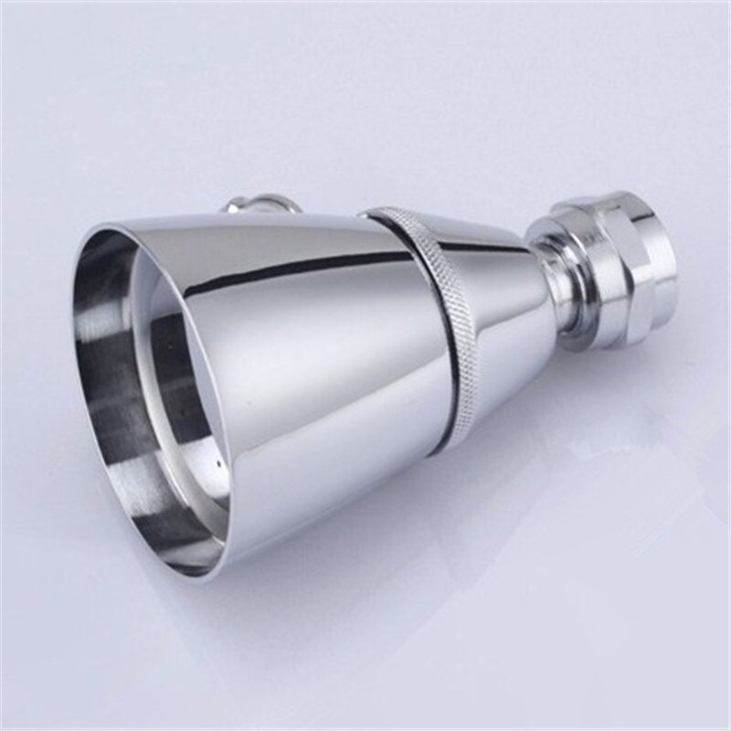 Chromed brass shower head shower nozzle high pressure Water Saving Shower Nozzle for Hotel school bathroom