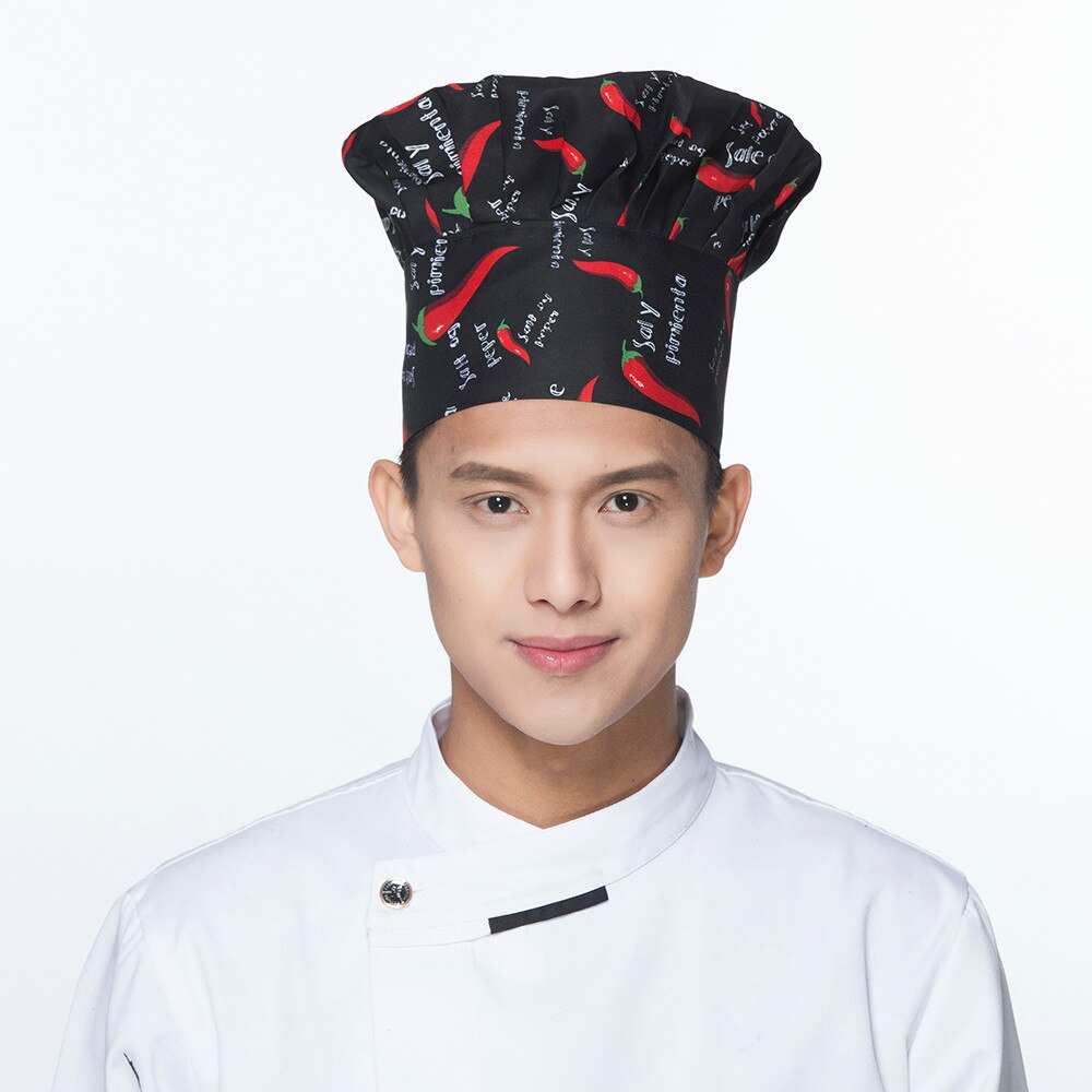 17 kleuren Chef Hoed Koken Verstelbare Cap Mannen Keuken Baker Elastische Hoed Catering Food Service Cap Gestreepte Vlakte Hoeden Werken cap: 5
