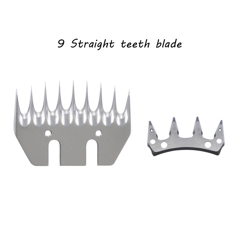 Sheep clipper blade 9 13 teeth straight curve wool electric hair removal shearing portable device blades Beiyuam: 9 straight blade